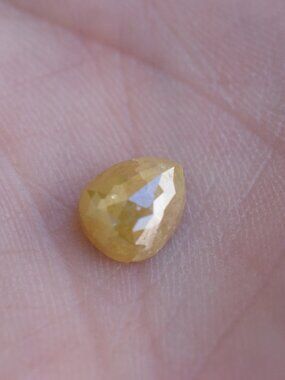 Genuine Yellow Natural Diamond Loose 1.58 carats
